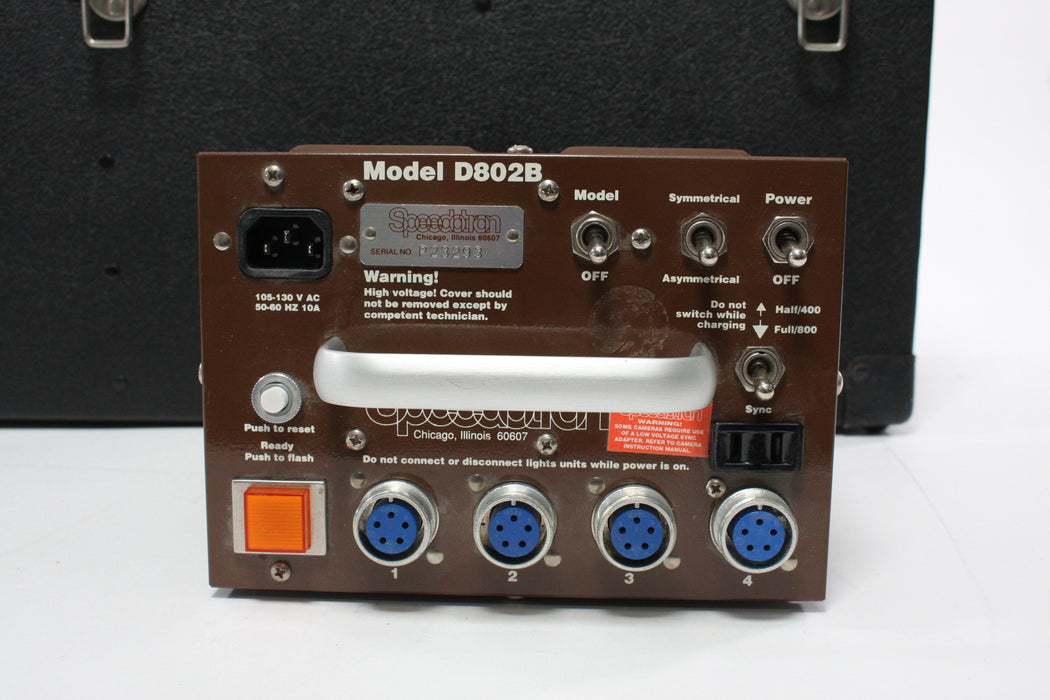 Speedotron D80ZB 3 Light Kit with Stands and Case