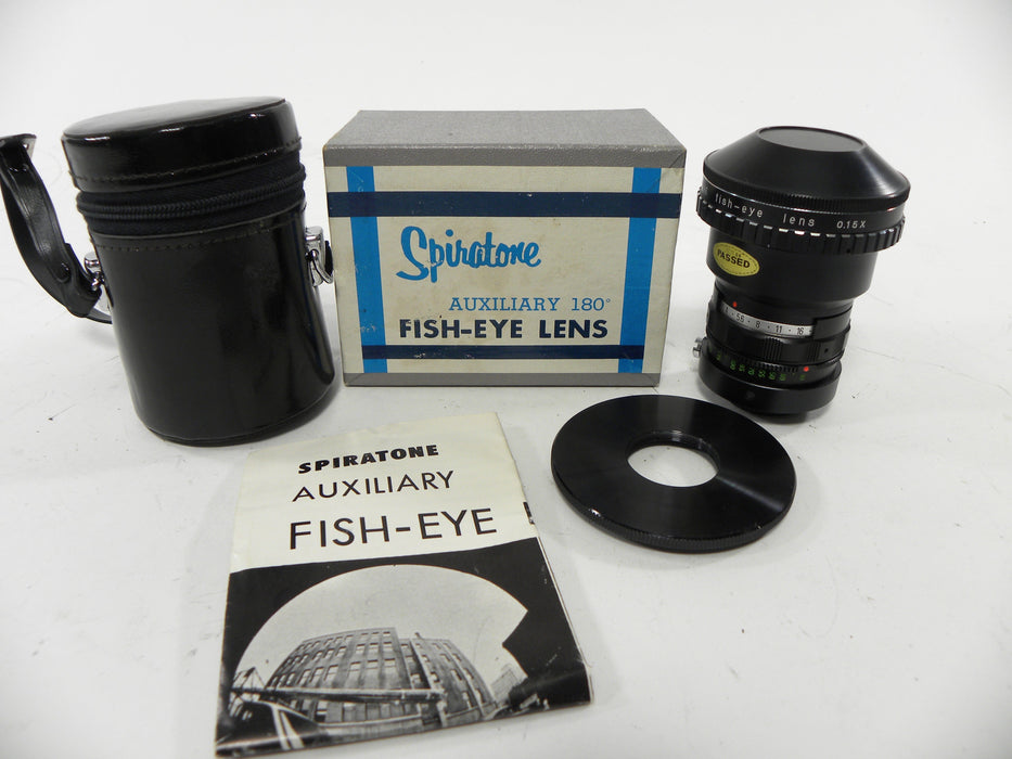 Spiratone Fish Eye Auxiliary 180* 015x  w/62mm Attchment