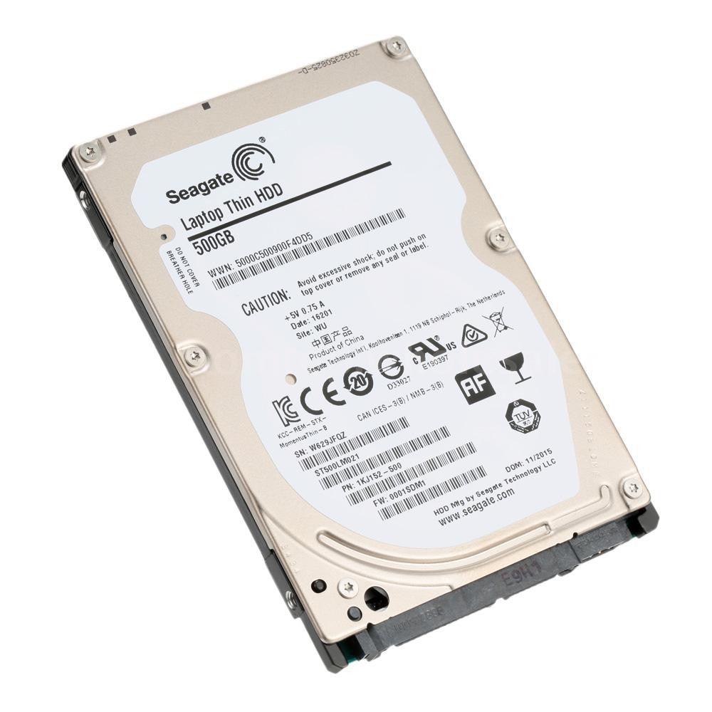 Seagate Momentus Thin ST500LM021 500GB 7200 RPM 32MB Cache SATA 6.0Gb/s 2.5" Hard Drive