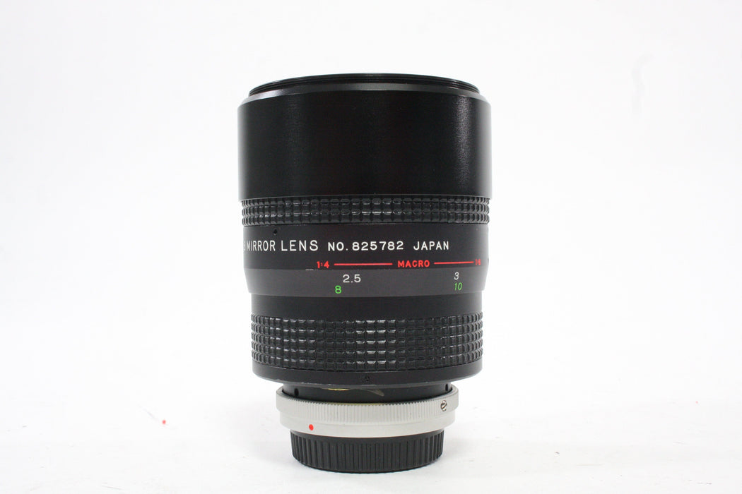 Starblitz 500mm f/8 Mirror Lens for Canon FD Mount with Skylight Filter ND 2x