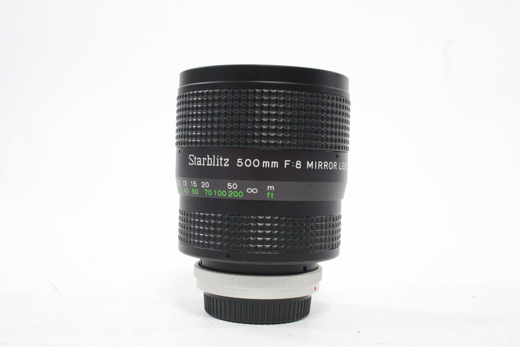 Starblitz 500mm f/8 Mirror Lens for Canon FD Mount with Skylight Filter ND 2x