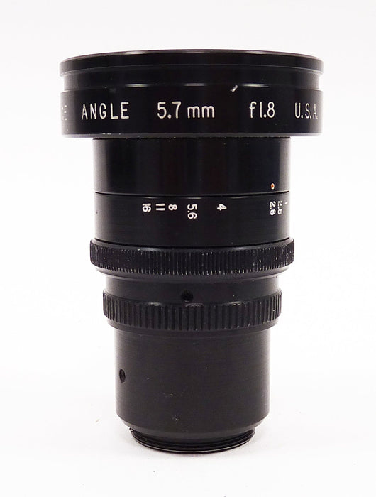 Super Cinetar 5.7mm f1.8 C Mount Lens
