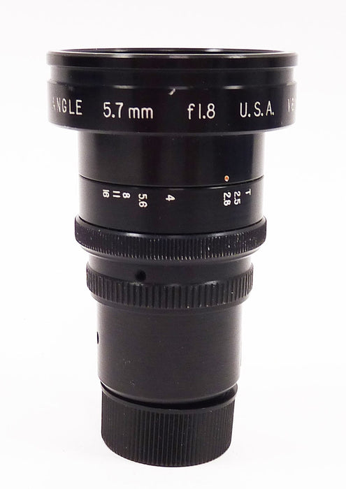 Super Cinetar 5.7mm f1.8 C Mount Lens
