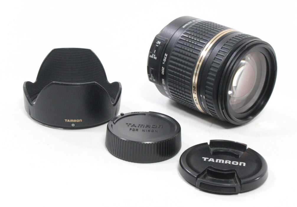 Tamron 18-270mm f/3.5-6.3 Di II Lens with Motor for Nikon F Mount