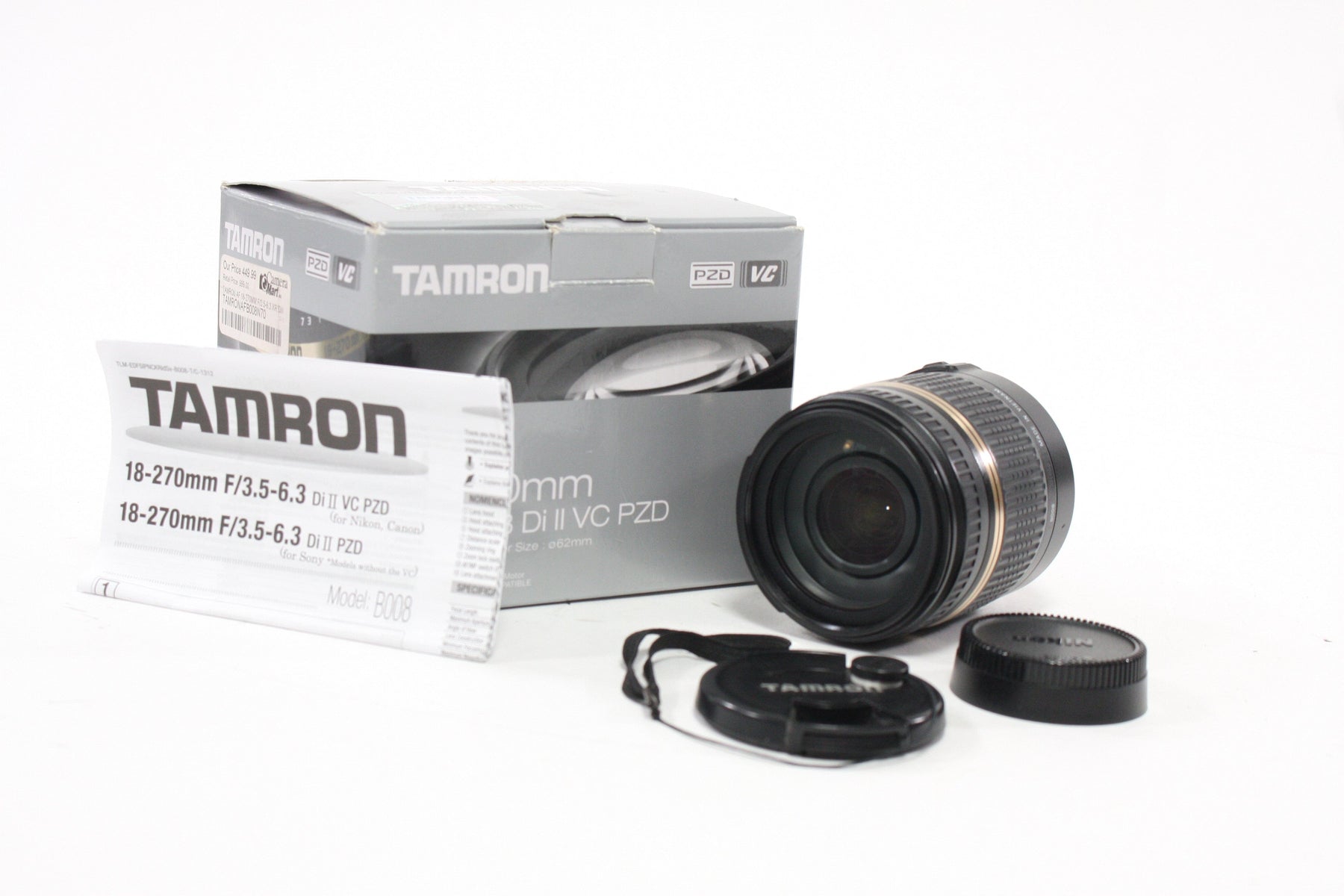 Tamron 18-270mm f/3.5-6.3 Di II VC PZD for Nikon F Mount