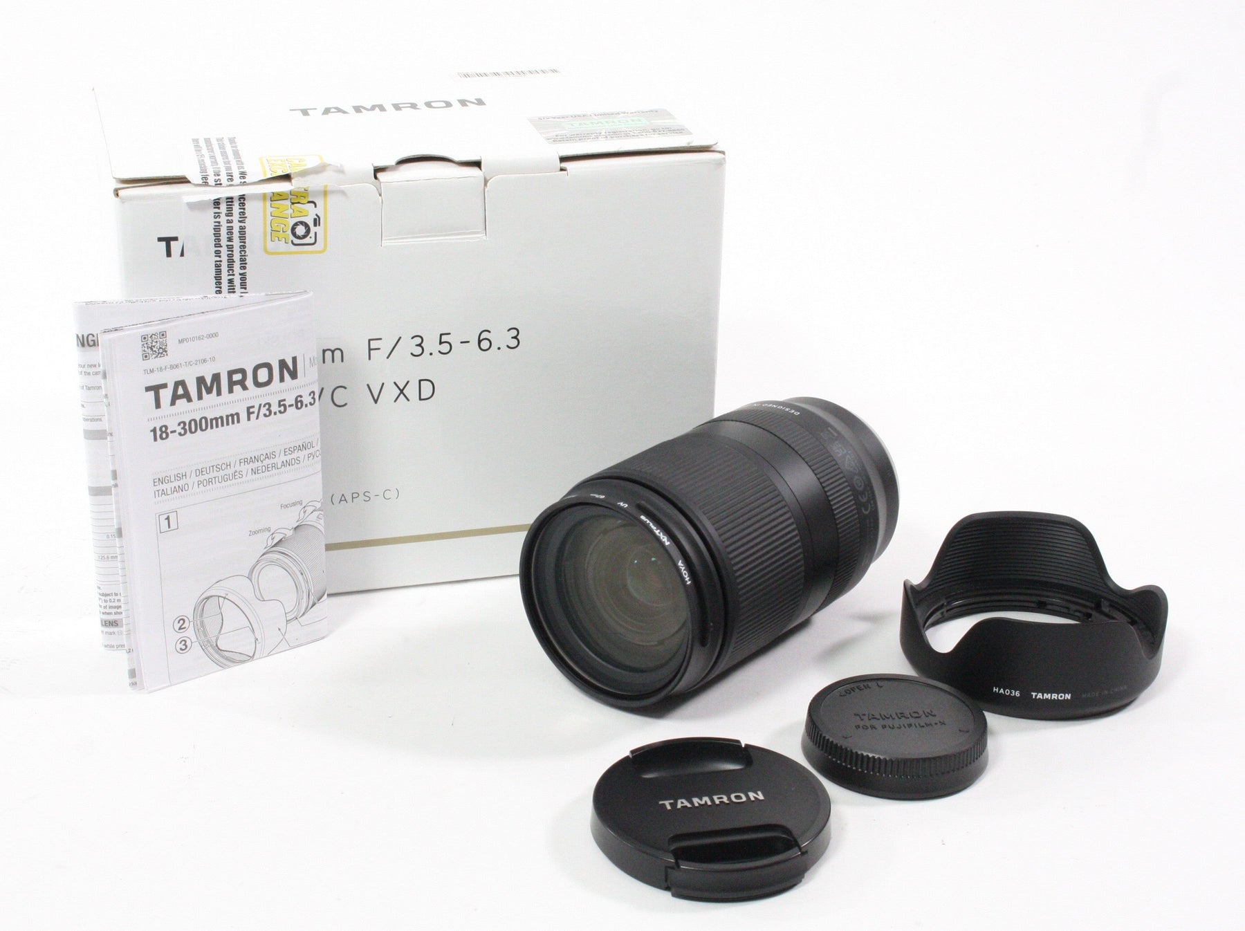 Tamron 18-300mm f/3.5-6.3 Di III-A VC VXD Lens for Fuji X Mount