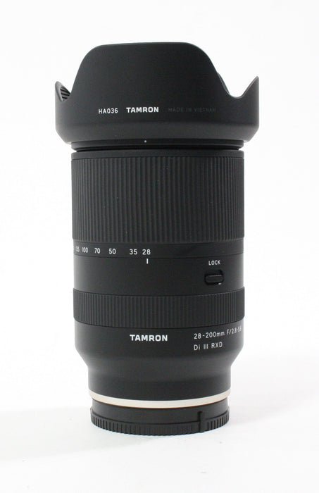 Tamron 28-200mm f/2.8-5.6 Di III RXD Lens for Sony E Mount