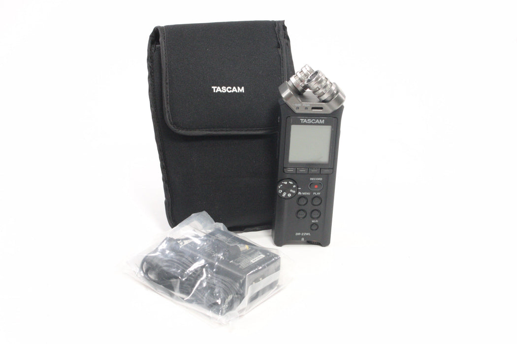 Tascam DR-22WL with AC Adapter-Audio Recorder