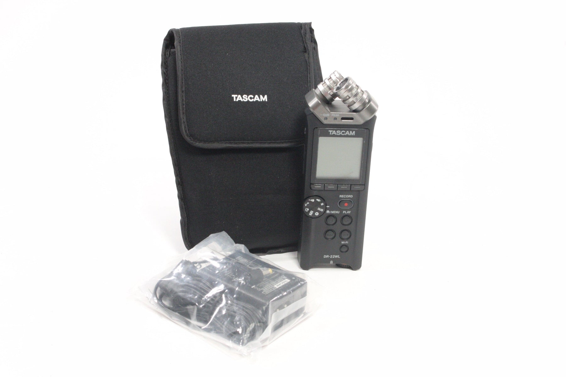 Tascam DR-22WL with AC Adapter-Audio Recorder