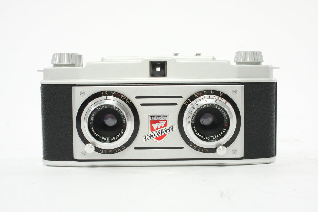 TDC Stereo Colorist Camera with Rodinstock Trinar 35MM f3.5 lens with Case