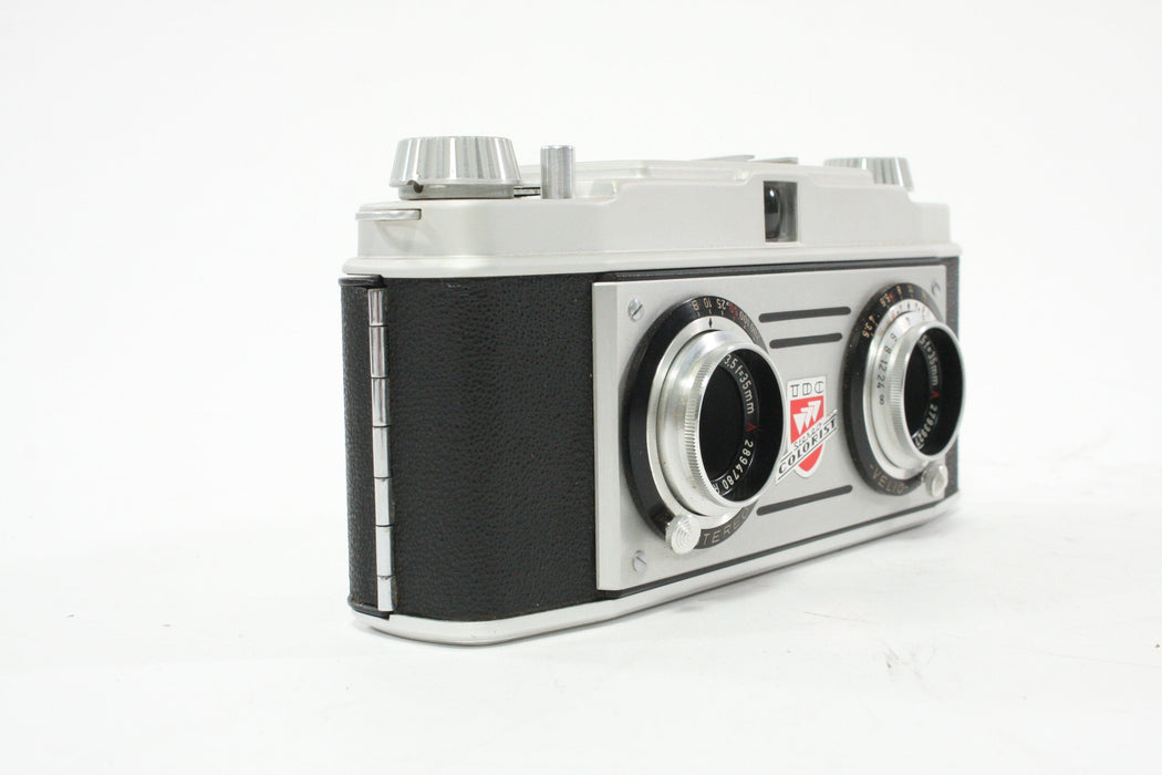 TDC Stereo Colorist Camera with Rodinstock Trinar 35MM f3.5 lens with Case