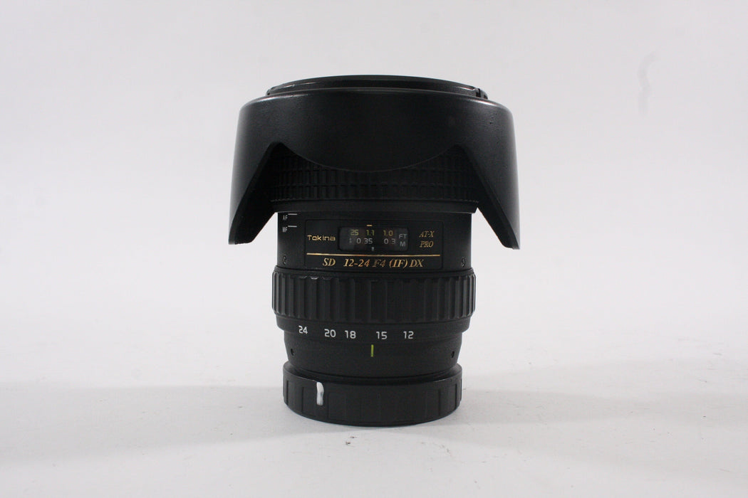 Tokina 12-24mm f/4 IF DX SD At-X Lens for Nikon F Mount