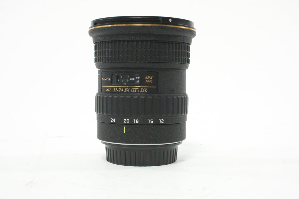 Tokina 12-24mm f/4 SDIF DX Lens for Canon EF Mount