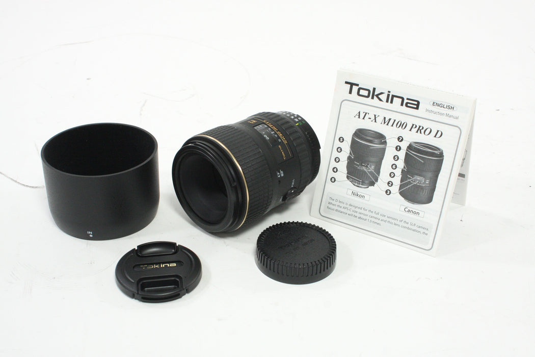 Tokina AT-X 100mm f/2.8 Macro for Nikon F - AF