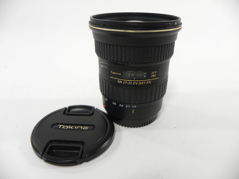 Tokina At-X Pro SD FX IF 17-35mm  f4  for Canon EF Mount