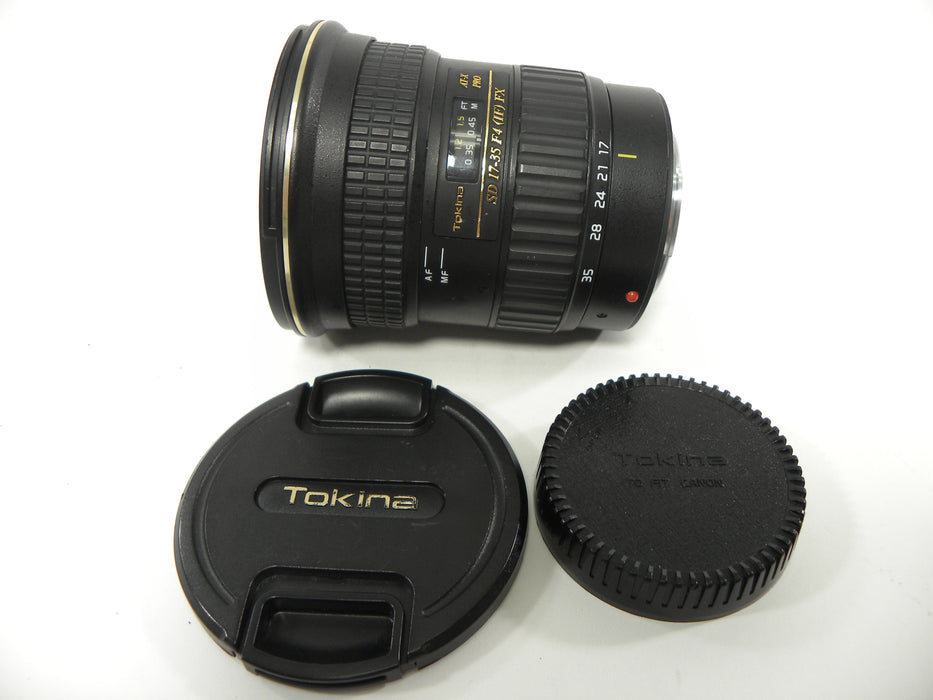 Tokina At-X Pro SD FX IF 17-35mm  f4  for Canon EF Mount