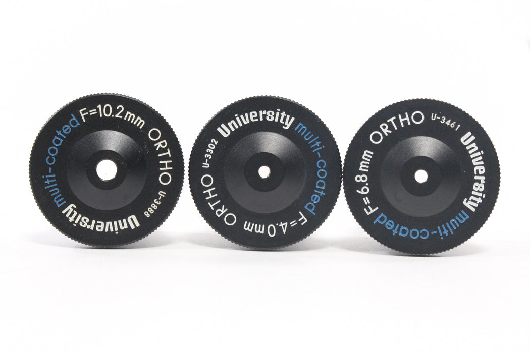 University ORTHO Eye-Pieces f/4.0mm f/10.2mm f/6.8mm