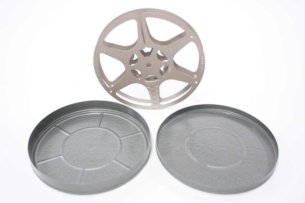 Vintage 16mm Film Canisters and Reels (Set of 5)