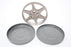 Vintage 16mm Film Canisters and Reels (Set of 5)