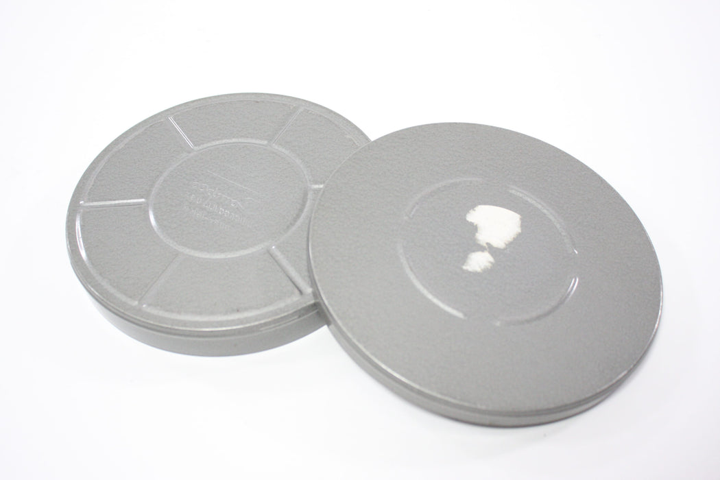 Vintage 16mm Film Canisters and Reels (Set of 5)