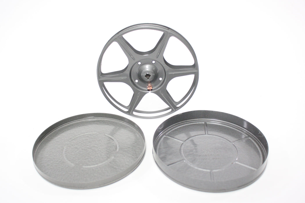 Vintage 16mm Film Canisters and Reels (Set of 5)