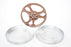 Vintage 16mm Film Canisters and Reels (Set of 5)