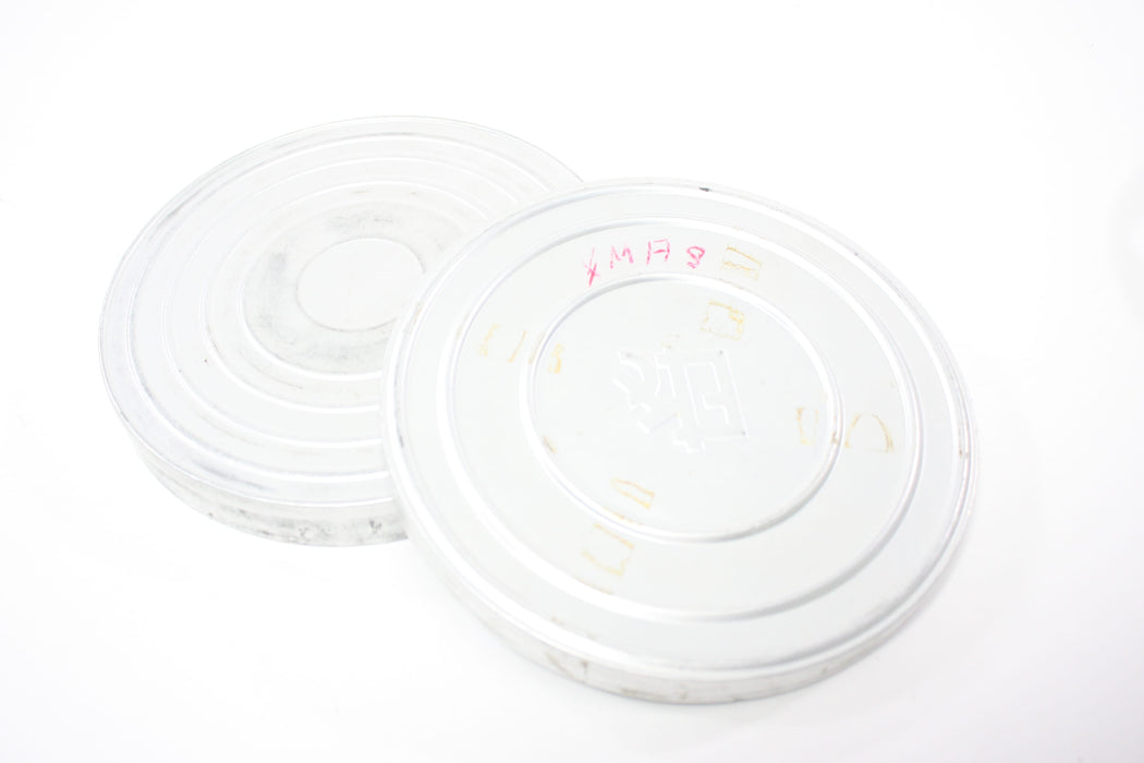 Vintage 16mm Film Canisters and Reels (Set of 5)