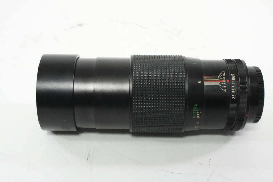 Vivitar 200mm f/3.5 Lens for Canon FD Mount