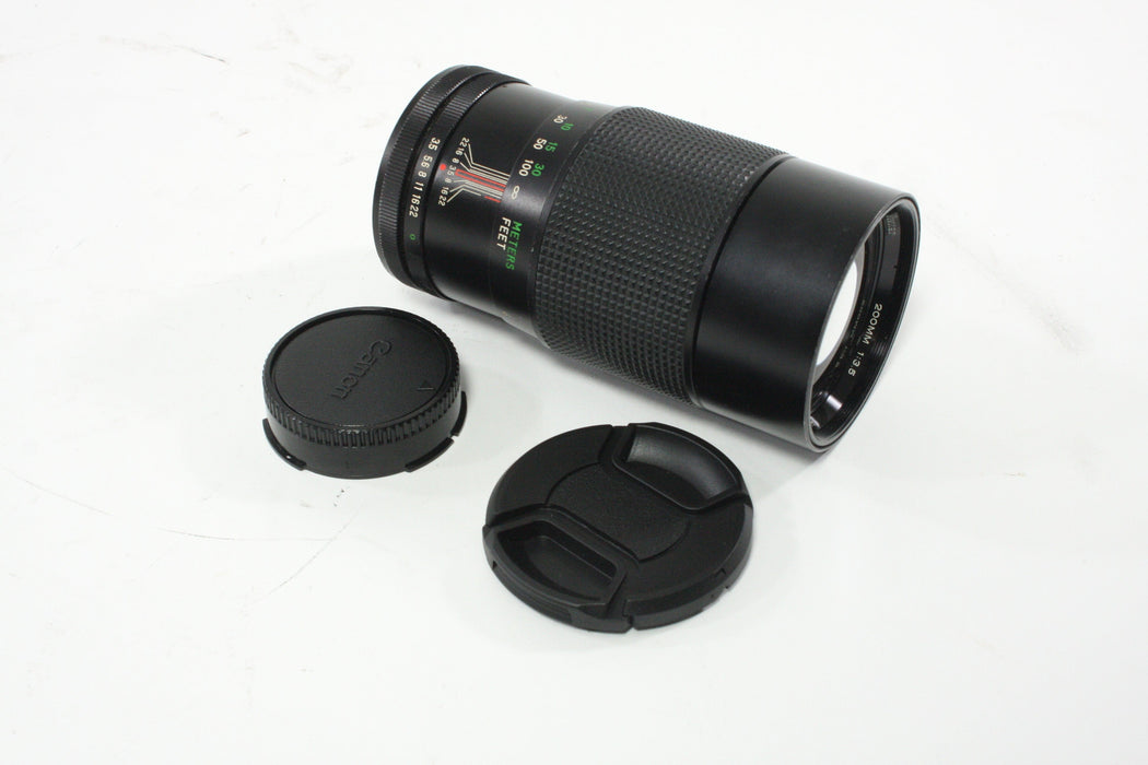 Vivitar 200mm f/3.5 Lens for Canon FD Mount