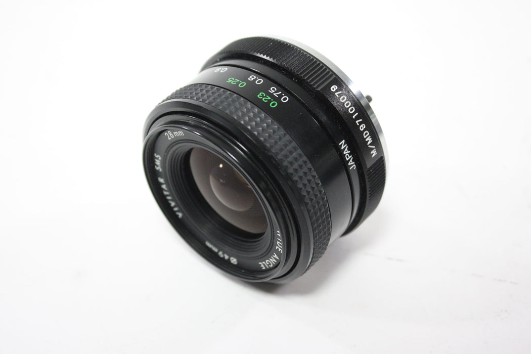 Vivitar 28mm f/2.8 SMS MC Lens for Minolta MD Mount