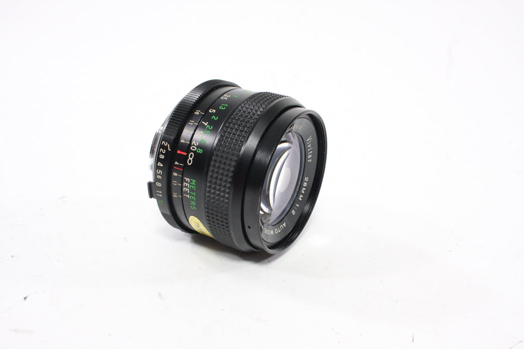 Vivitar 28mm f/2 Lens for Minolta MD Mount