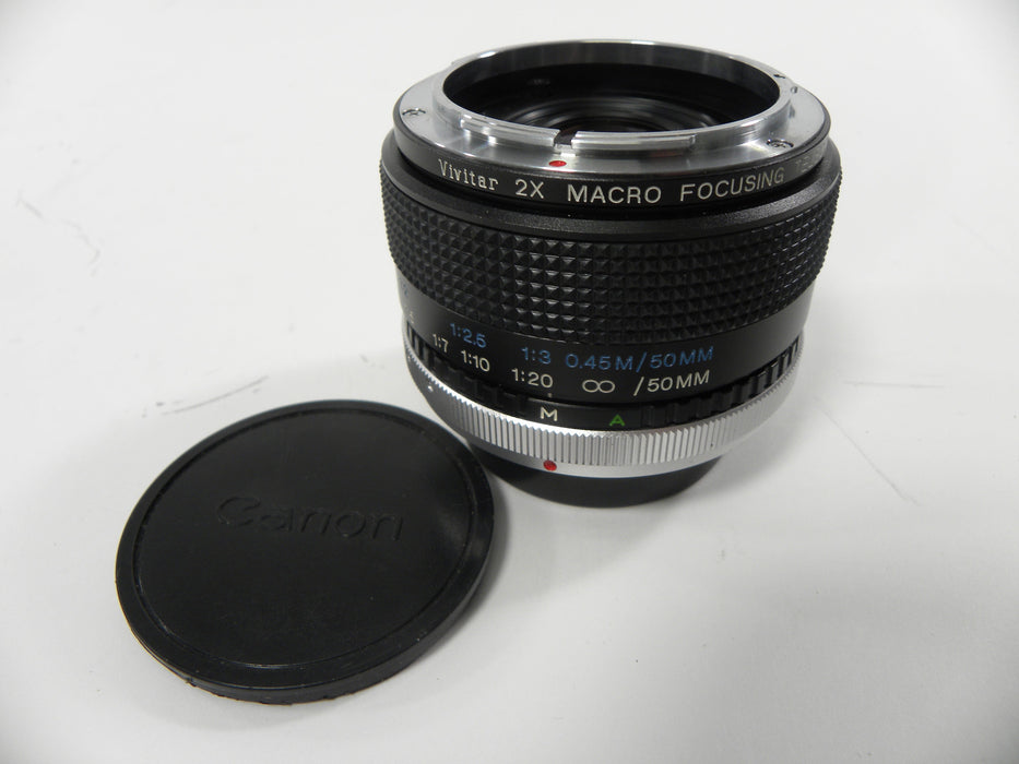 Vivitar 2x Macro Focusing Teleconverter MC Canon FD Mount