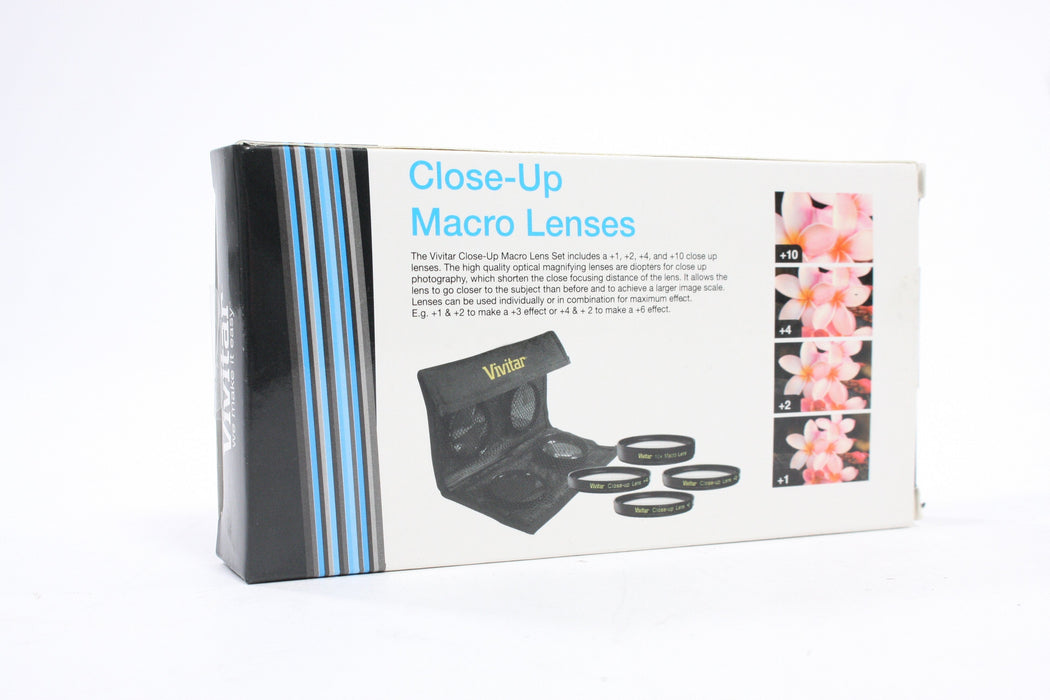 Vivitar 58mm Close-Up Macro Lenses (4-Piece Kit) UNOPENED