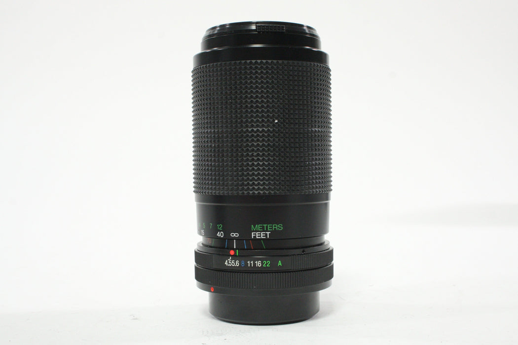 Vivitar 70-210mm f/4.5-5.6 MC Macro Lens for Canon FD Mount