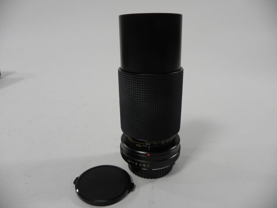 Vivitar 70-210mm f/4.5 MC Macro Minolta MD Mount Lens
