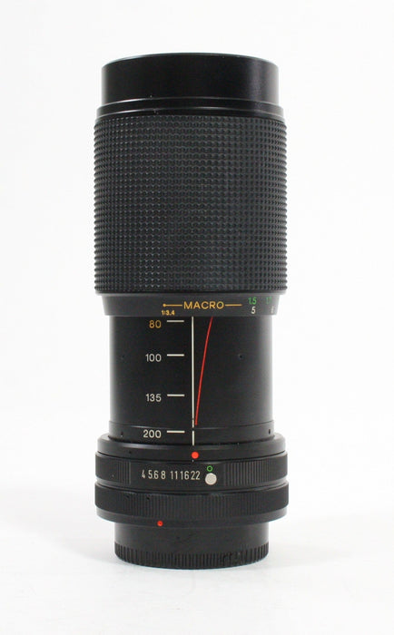 Vivitar 80-200mm f/4 Macro Focusing Zoom MC Lens for Canon FD Mount