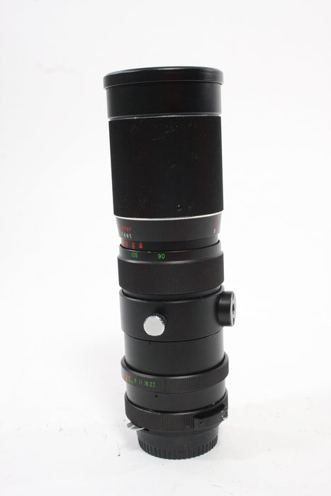 Vivitar 90-230mm f/4.5 Non-AI Lens for Vivitar TX Mount with Nikon F Adapter