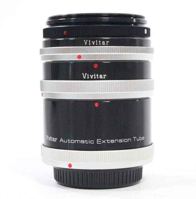 Vivitar Auto Extension Tube Set for Canon FL/FD Mount 12, 20, 30mm