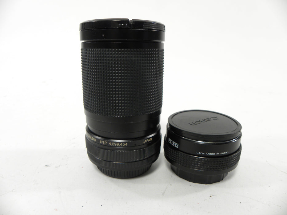 Vivitar MC 28-85mm f3.5-4.5 w/tele converter Canon Adapter