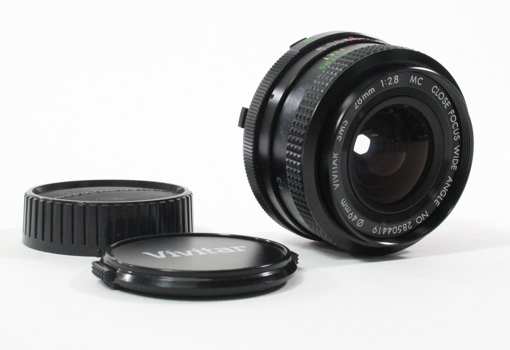 Vivitar SMS 28mm f/2.8 MC lens for Minolta MD Mount