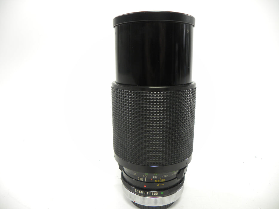 Vivitar VMC Series 1 70-210mm f3.5 Macro Focusing Auto Zoom Canon FD mount