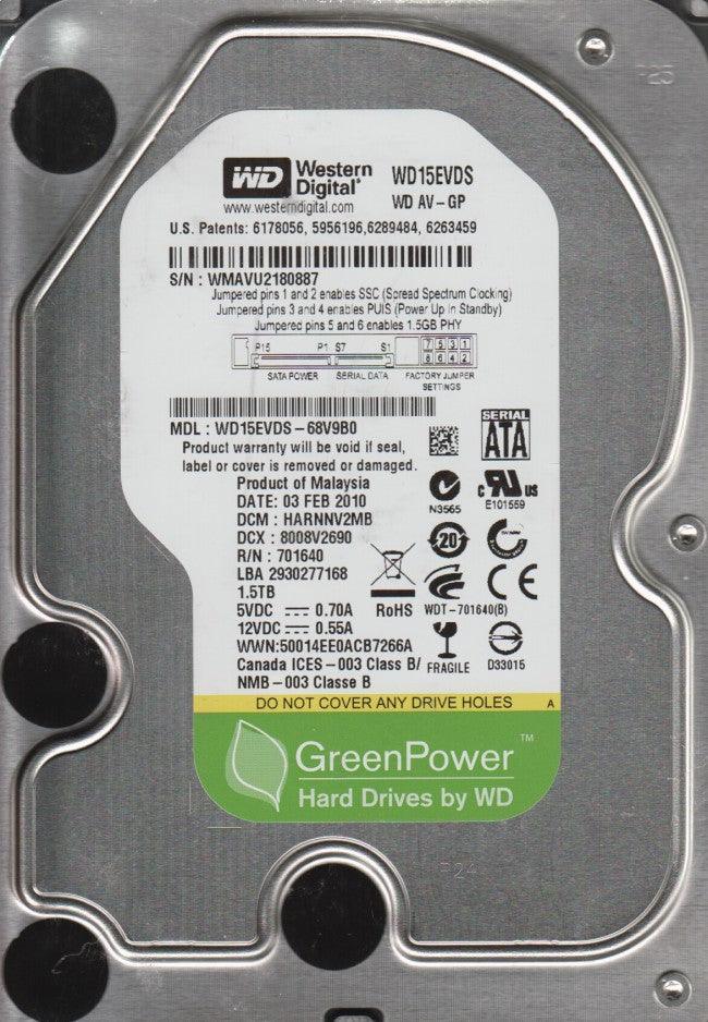 Western Digital WD15EVDS 1.5 TB AV-GP Hard Drive