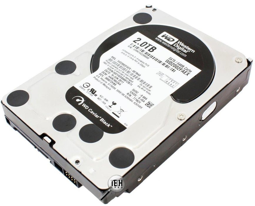 WD Black WD2002FAEX 2TB 7200RPM 3.5" SATA 6Gb/s Desktop Internal Hard Drive