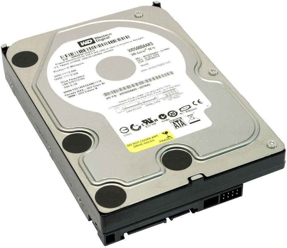 WD5000AAKS Western Digital 500Gb 7200rpm SATA Hard Drive