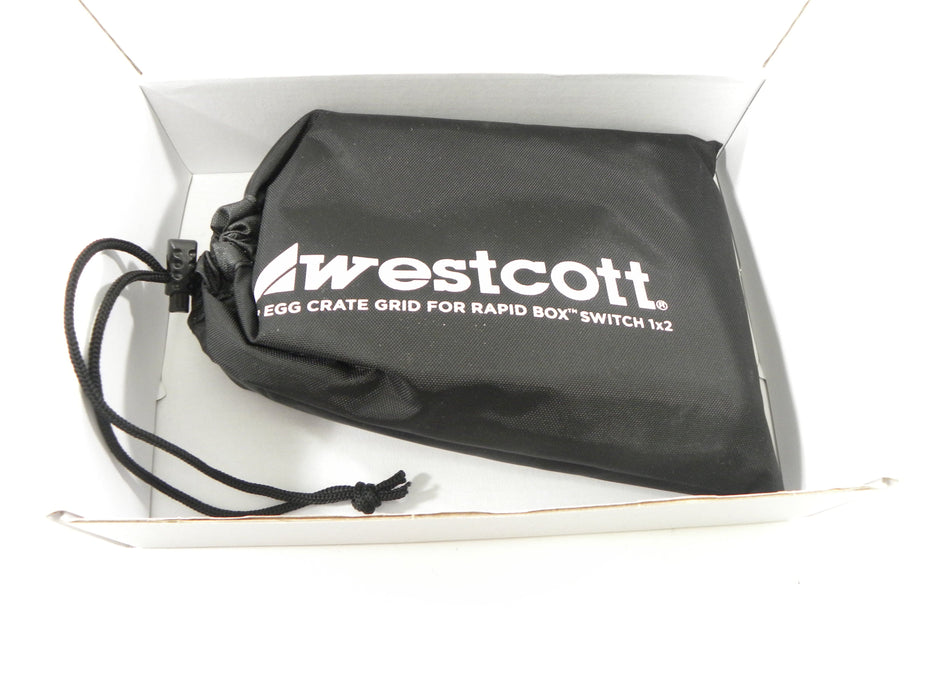 Westcott Egg Crate 40* For Rapid Box Strip 10x24 w/Switch 1x2