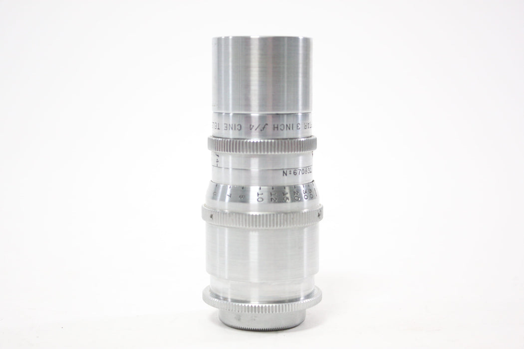 Wollensak Raptar 3in f/4 Cine Telephoto Lens for C Mount