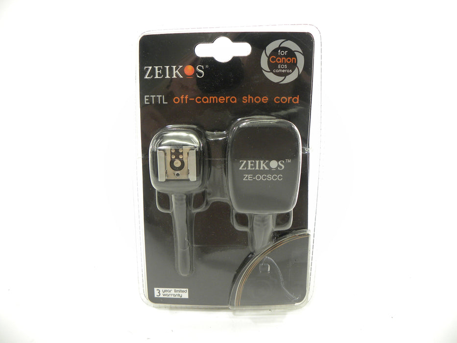 Zeikos off Camera shoe Cord for Canon