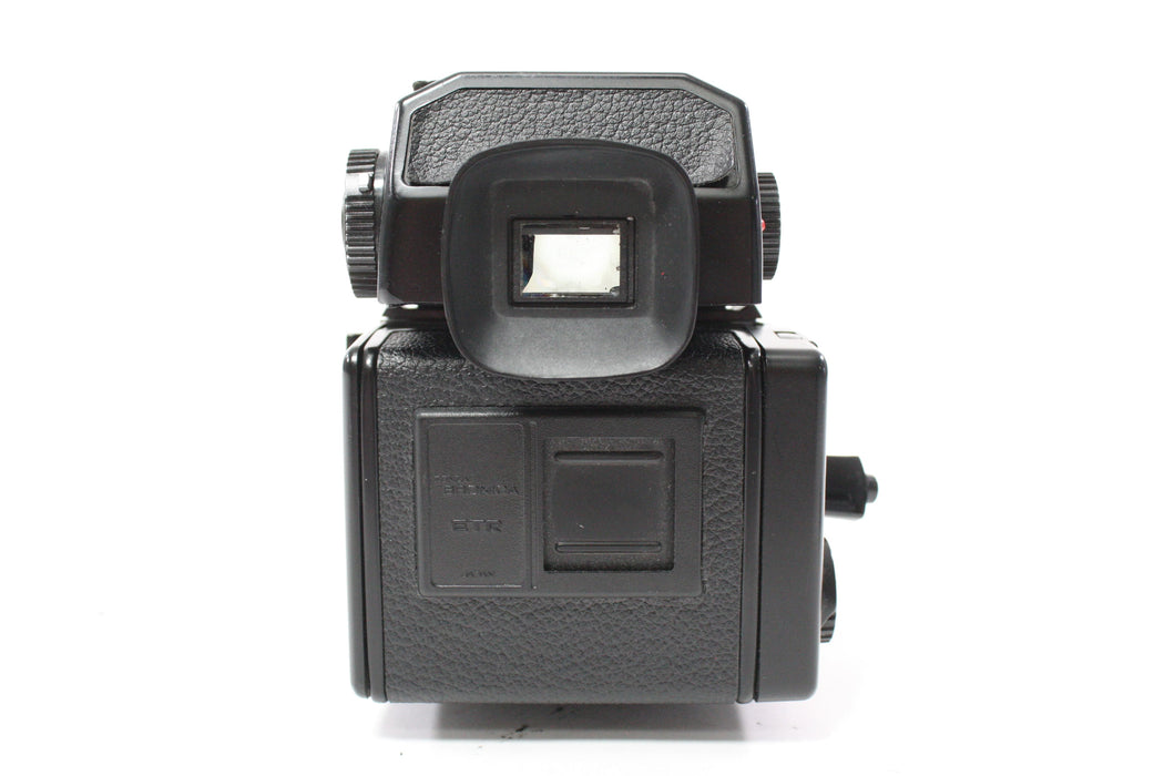 Zenza Bronica ETRS with Zenzanon EII 75mm f/2.8 Lens, 120 Film Back, and AE Prism