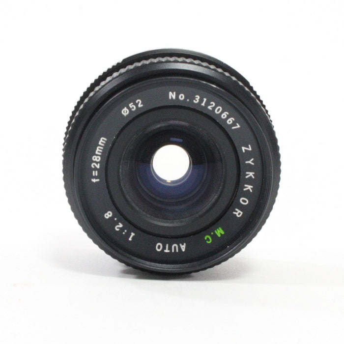 Zykkor 28mm f/2-8 Auto M.C. Lens for Canon FD Mount