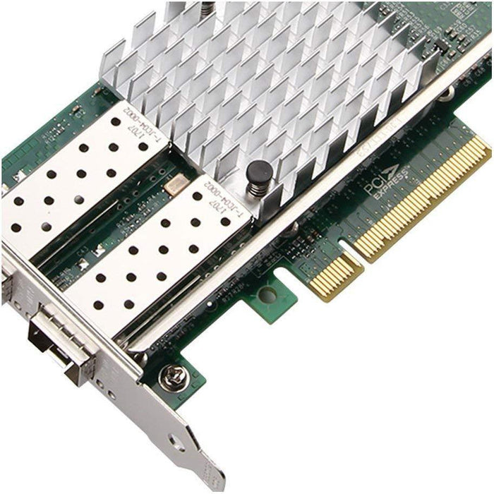 10Gtek for Intel E10G42BTDA 82599ES Chip 10GbE Ethernet Converged Network Adapter X520-DA2/X520-SR2, PCI-E X8 Dual SFP+ Port-FoxTI